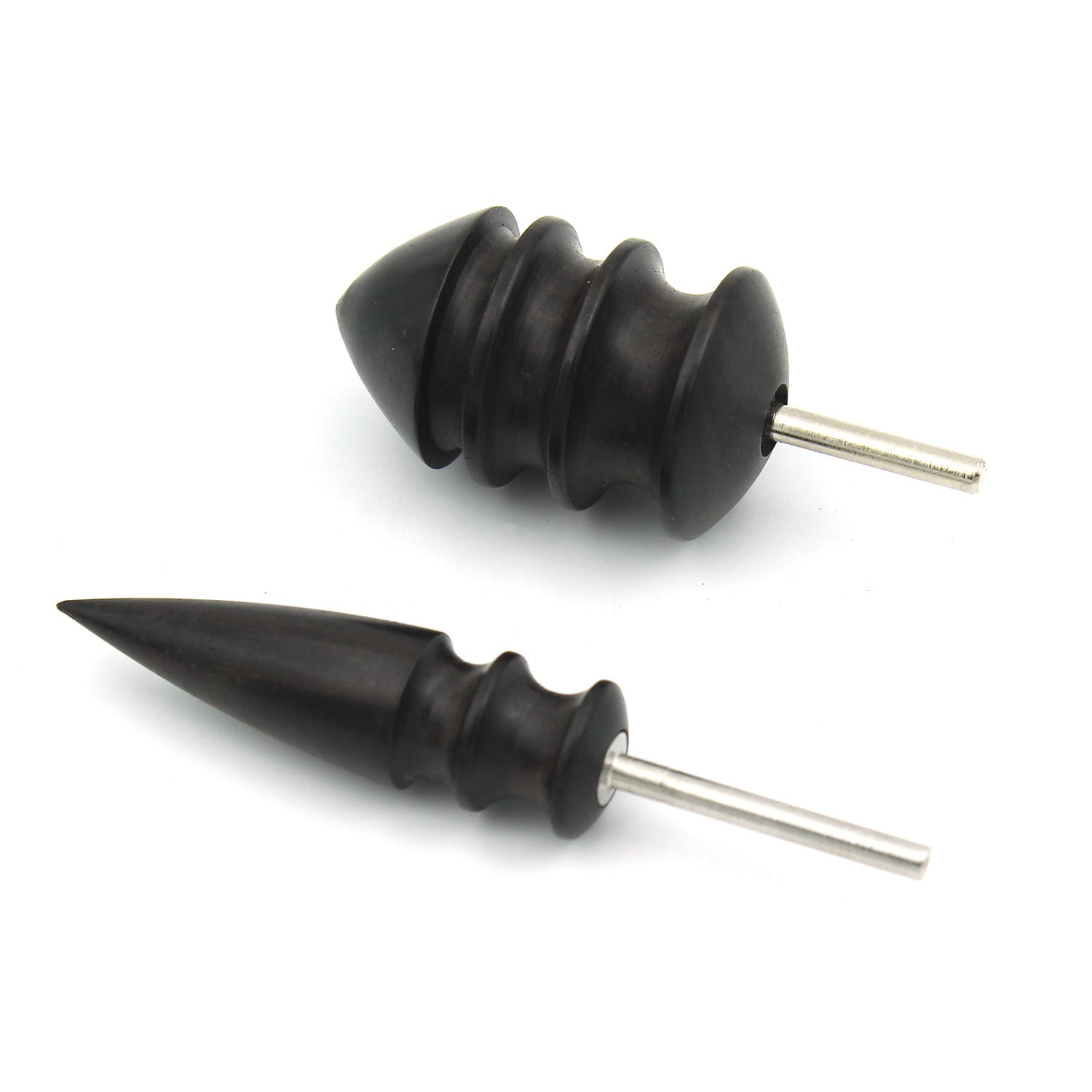 Sandalwood Leather Edge Burnishing Grinding Head – Small & Large Ebony Polishing Tips