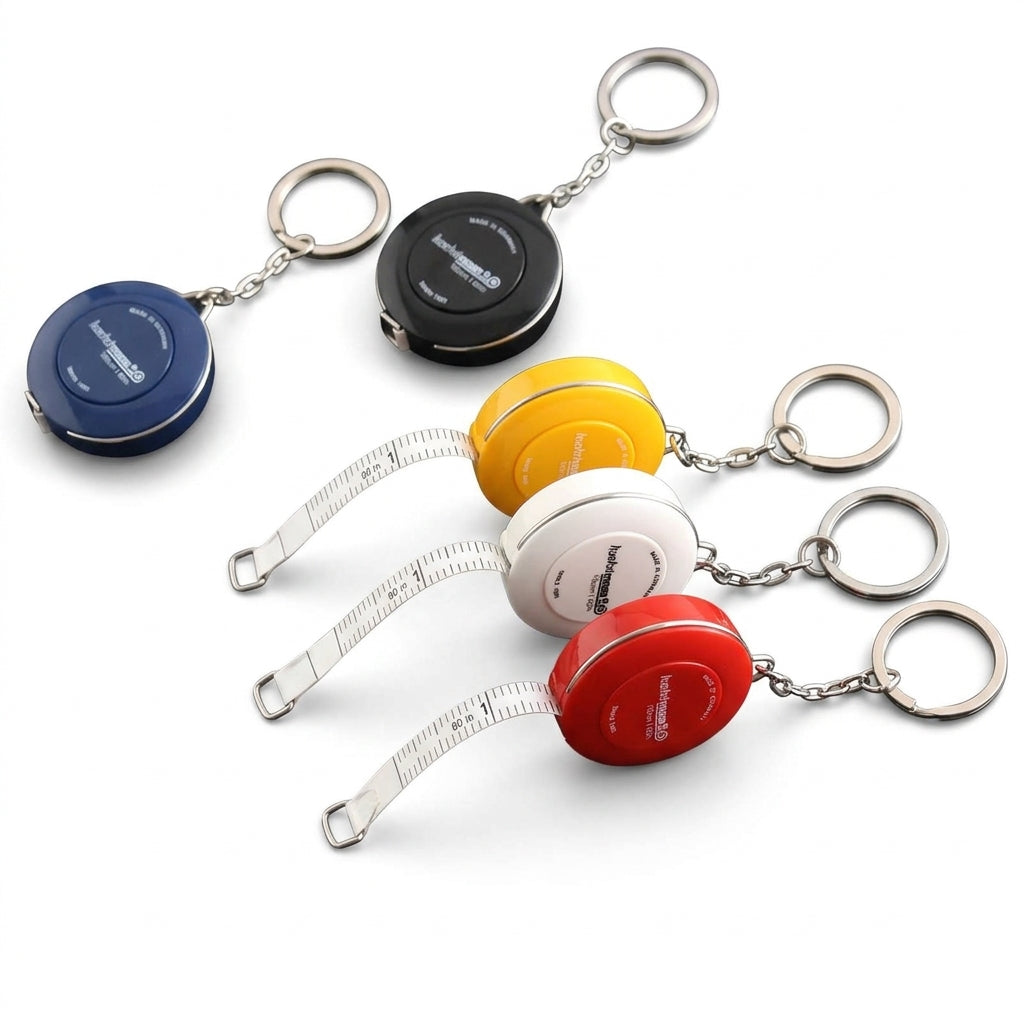 Mini Push-Button Auto-Retractable Soft Tape Measure Keychain – 150cm Flexible Cloth Ruler for Sewing, Tailoring & Body Measurements, Portable Measuring Tape