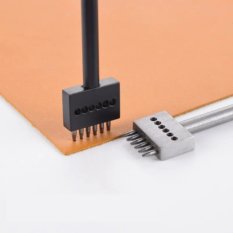 5mm Student Punch Tool Round Hole 1.0mm Aperture 3Pcs (2+4+6 Set)