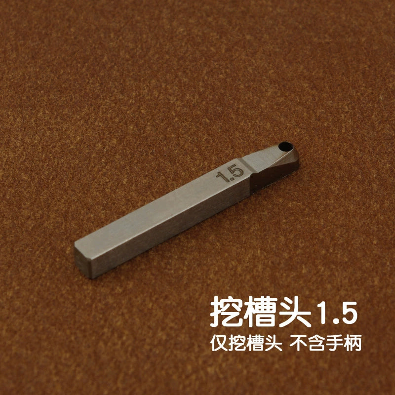 1.5 mm trenching head with silver blade edge