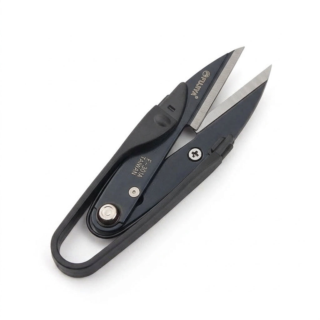 Made In Taiwan Spring Scissors 11cm SK-5 Carbon Steel Thread Snips – Professional Leather Craft & Sewing Shears, Sharp Spring-Loaded Design