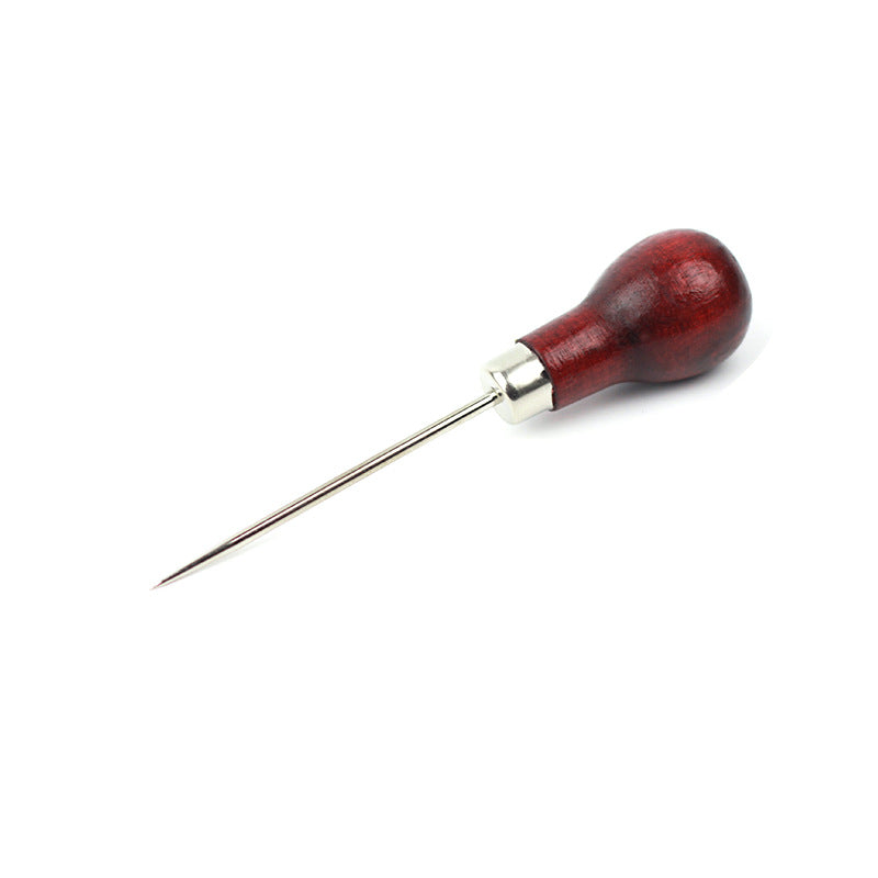 Redwood Wooden Handle Stitching & Scrach Awl Pro