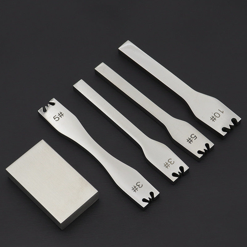 Stainless Steel Zipper Tooth Remover Tool Set – Professional Gear for 3#, 5#, and 10# Zippers