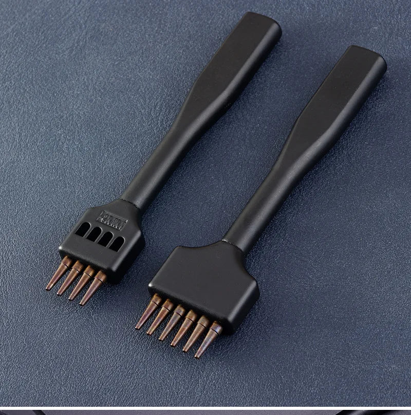 Black hole punching tools with multi-prong heads and copper tips