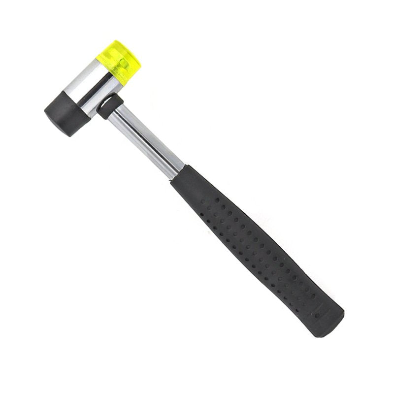 Professional Soft-Face Rubber Mounting Hammer – Steel Handle with Interchangeable Dual-Heads