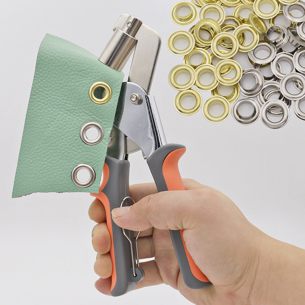Professional Heavy-Duty Eyelet Setting Pliers – Manual Grommet Punch & Installation Tool for Leather